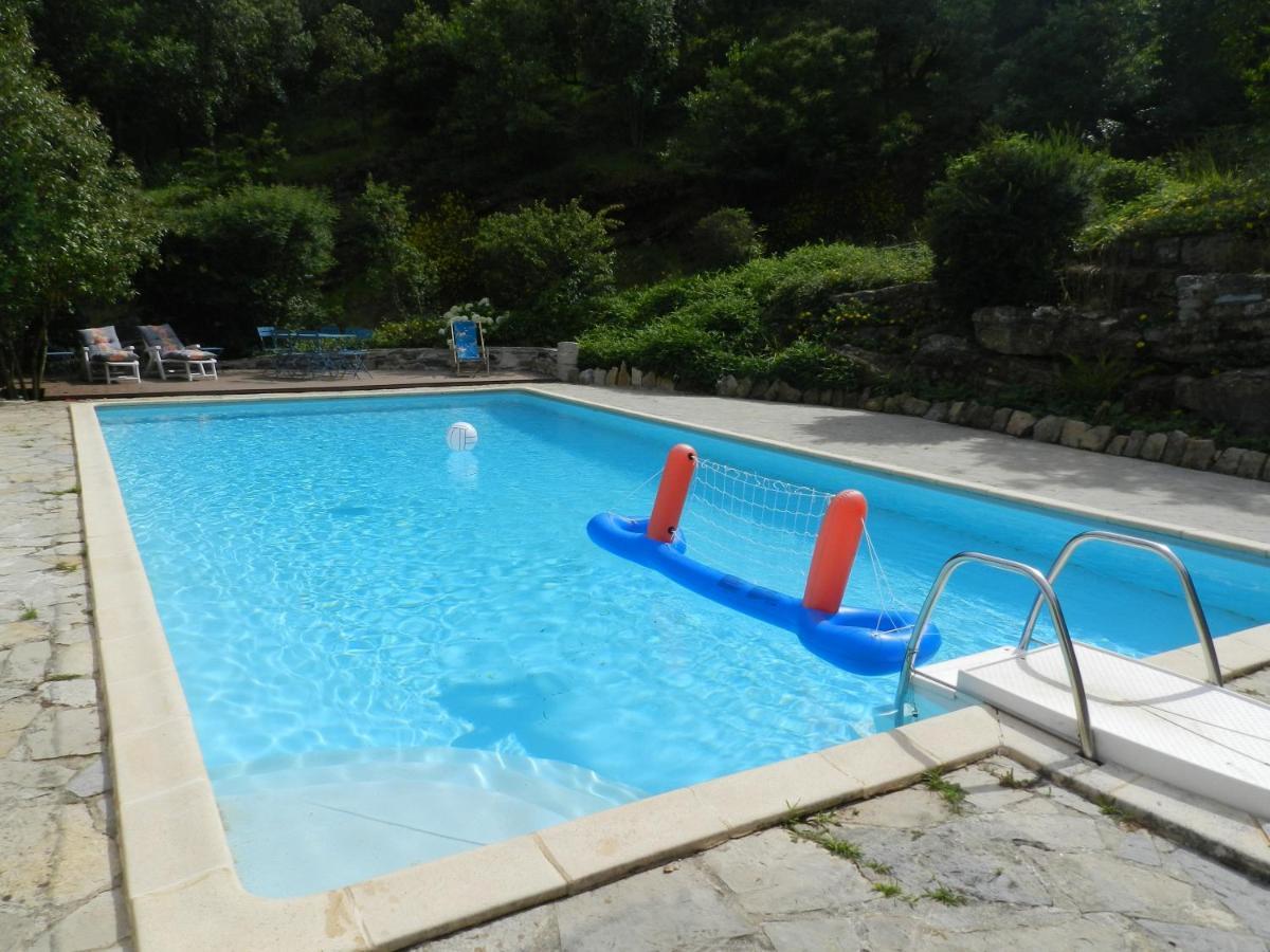 Chambre Cevennes: Piscine, Lamas, Riviere Cros  Exteriér fotografie